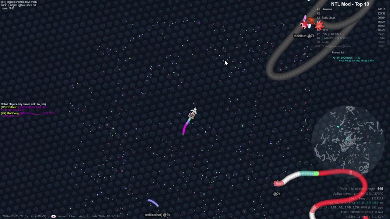 【slither.io】zxC/Merci