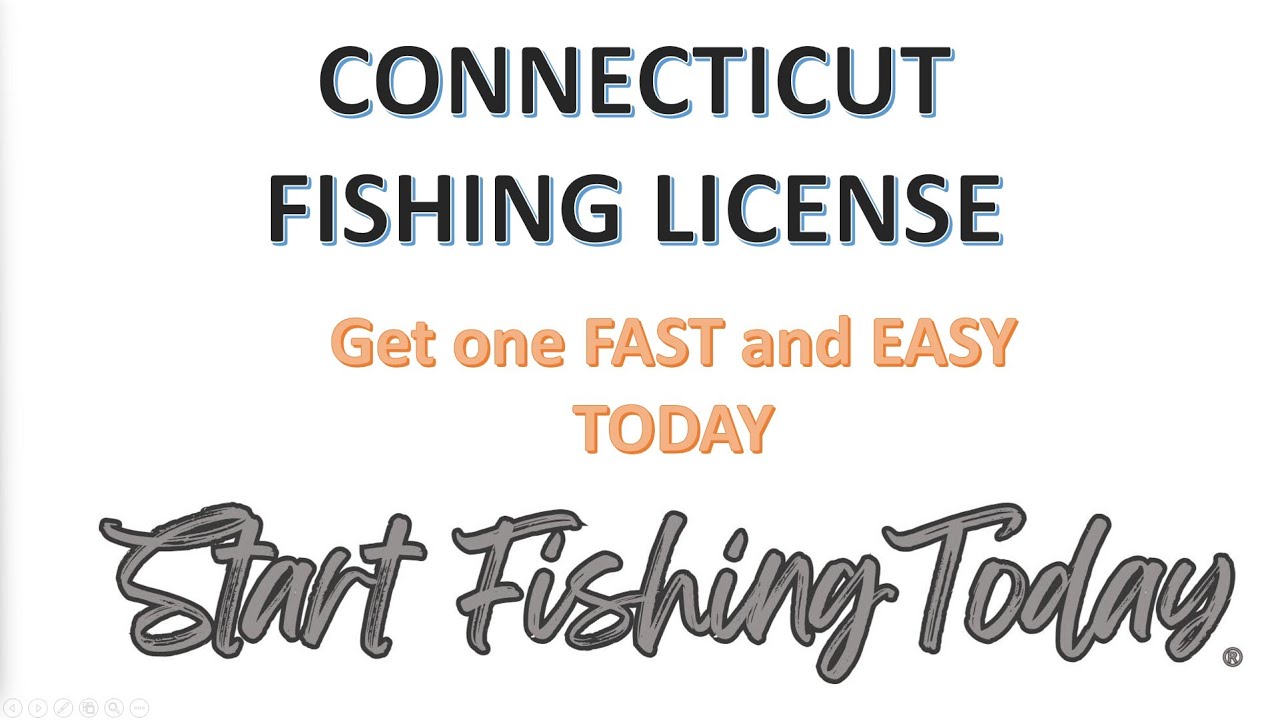 Connecticut FISHING License. Get it FAST and EASY Online!