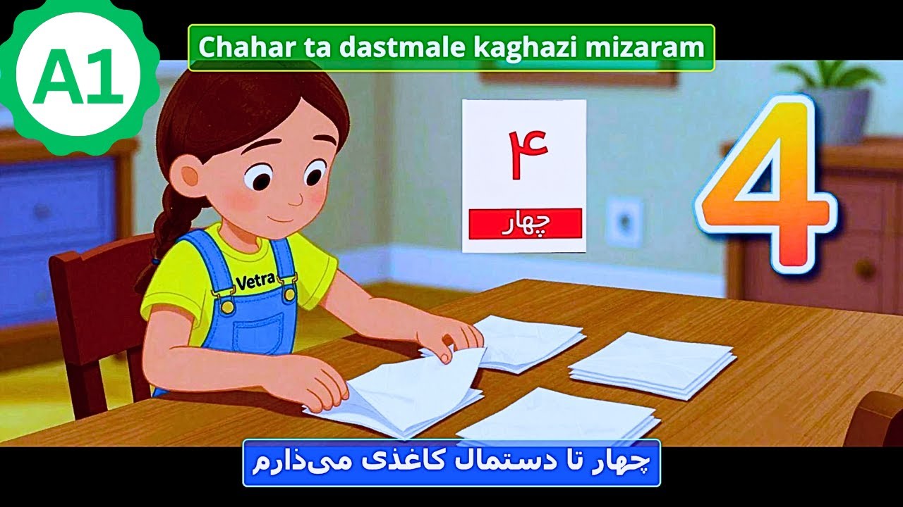 A1 🌱 Learn Persian Numbers FAST! Fun & Easy Story Lesson | with 3 Subtitles 