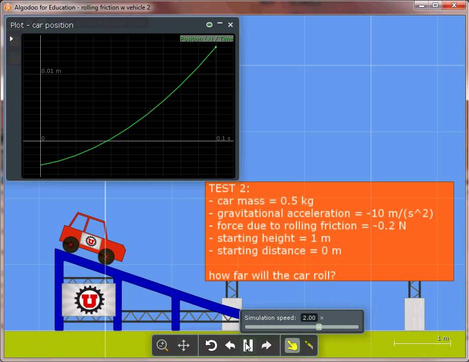 rolling friction test 2 of 4