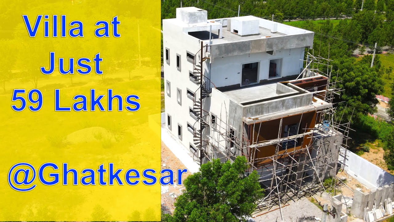 RERA Approved Duplex Villas at 55 Lakhs Only | Jupiter Properties East Heaven |  Ghatkesar Hyderabad