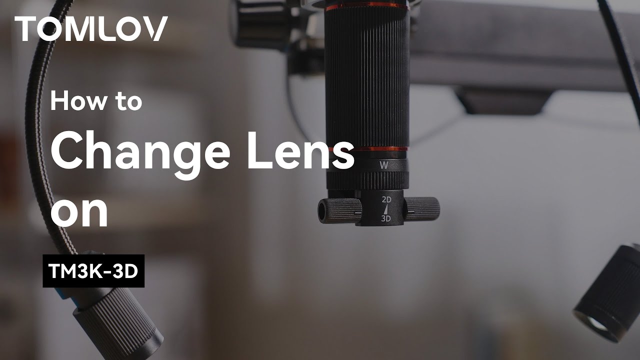 How to use W/L lens on  TM3K-3D Microscope