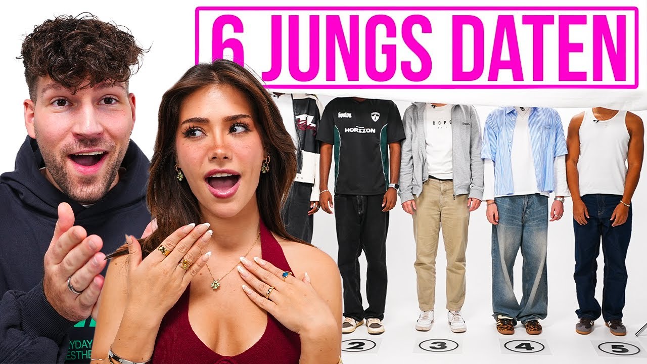 6 JUNGS BLIND DATEN! 😍 mit KARINA SCHERZER