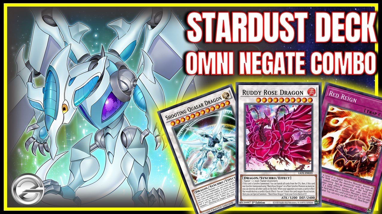 Stardust Dragon Deck Omni Negate Combo! Insane Control Strategy in Ranked Duels!