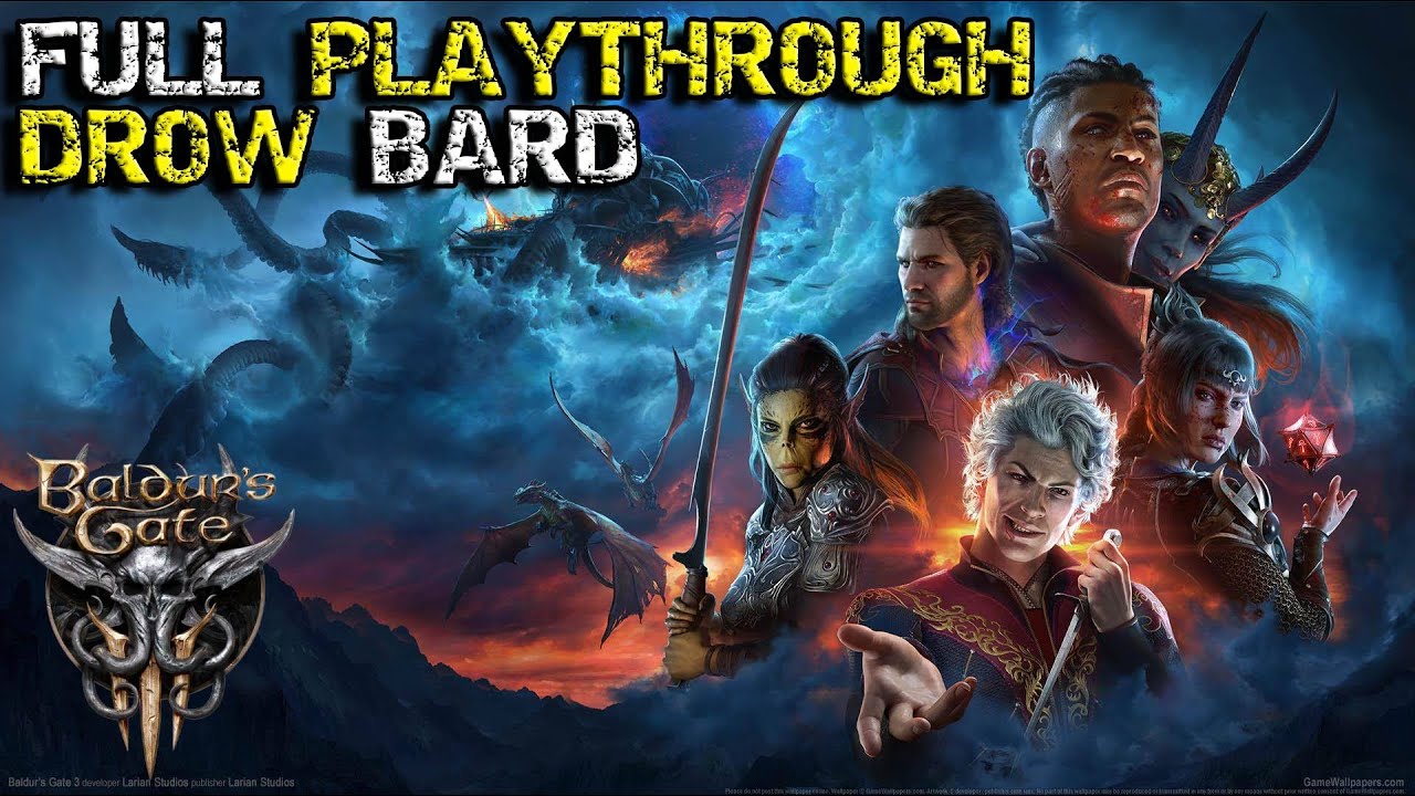 A Return to Adventure! | Drow Bard | Baldur's Gate 3