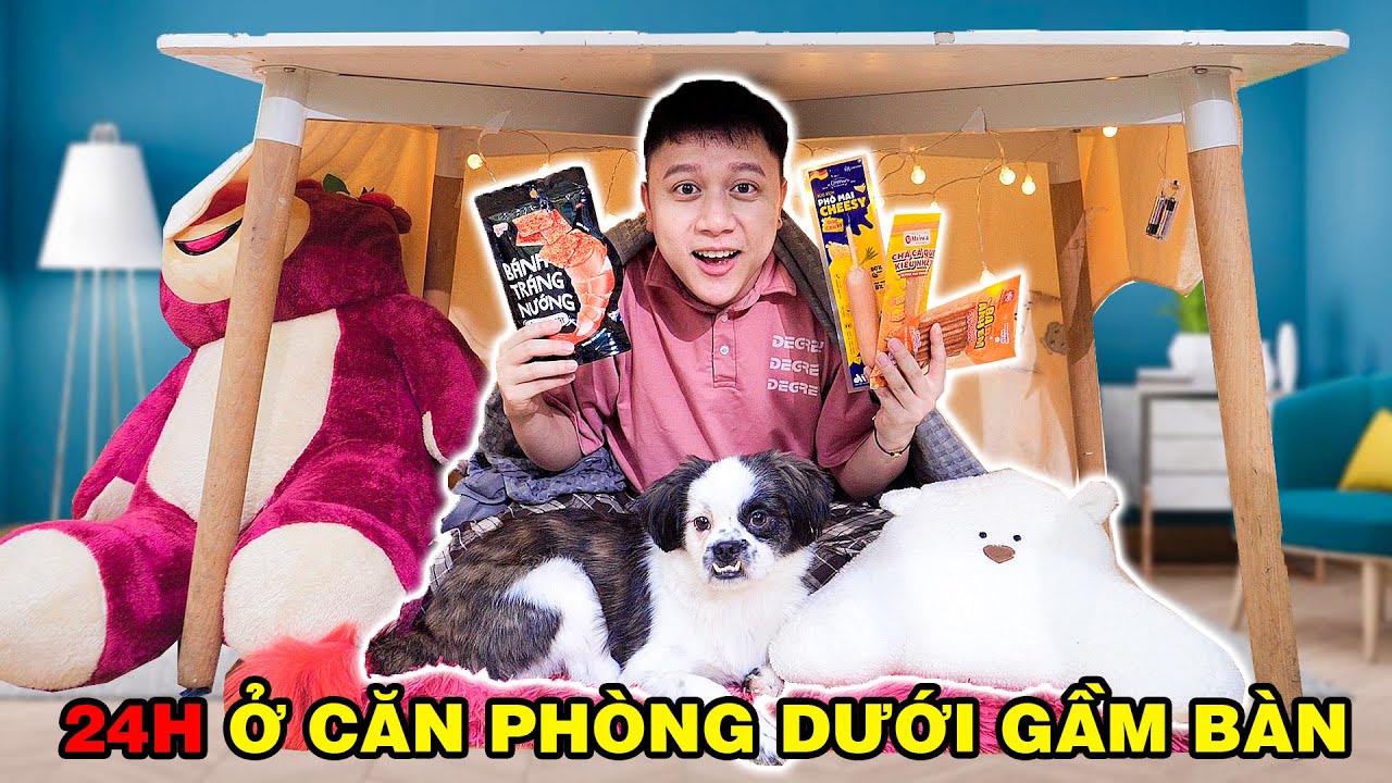 Thử Th&aacute;ch 24H Ở Căn Ph&ograve;ng Dưới Gầm B&agrave;n