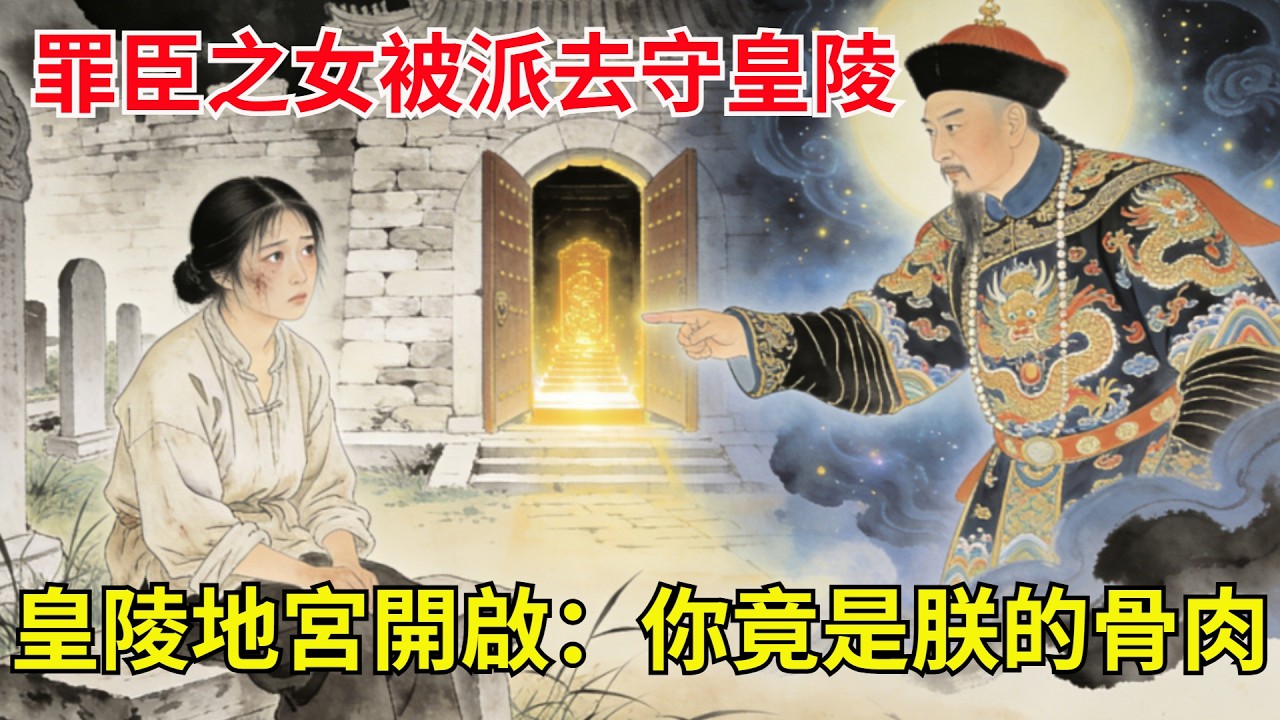 罪臣之女被派去守皇陵，孤苦度日；某日先帝托夢，皇陵地宮開啟：妳竟是朕流落的骨肉 #故事頻道#民間故事#故事分享#中國文化#情感#聽書