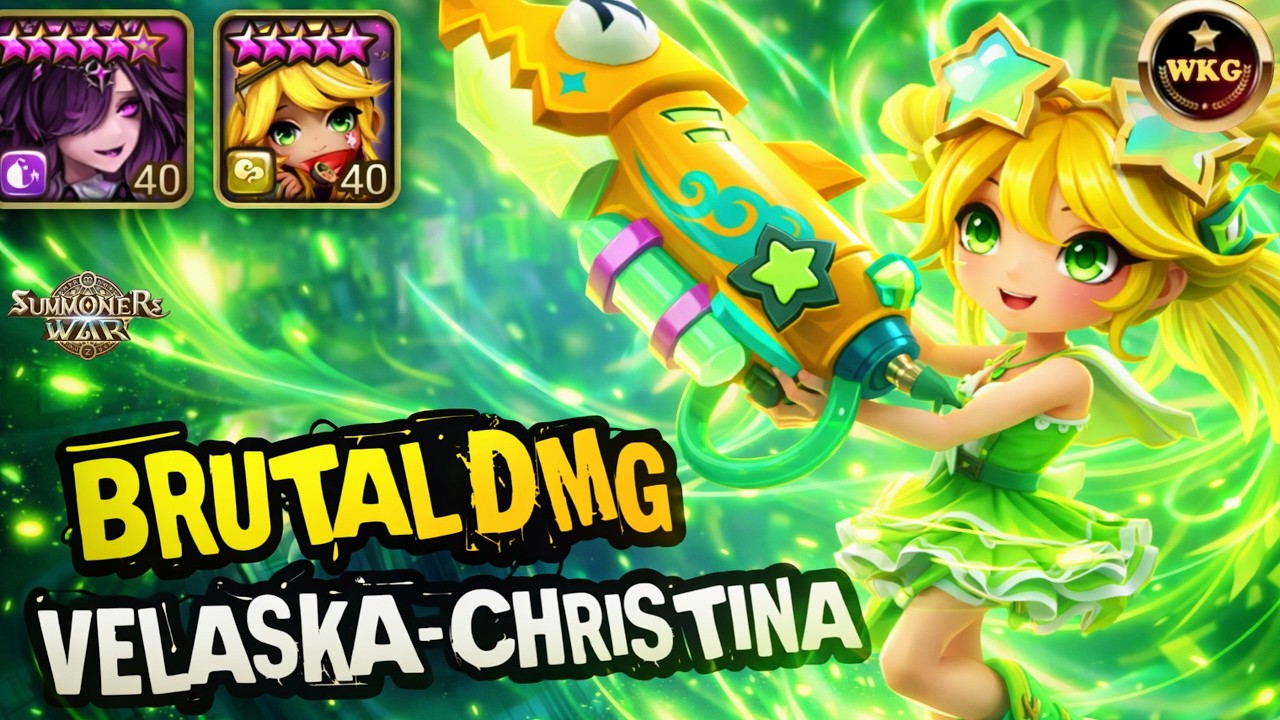 EZ GUARDIAN с BRUTAL CLEAV от VELASKA и WIND CANNON GIRL RTA SUMMONERS WAR
