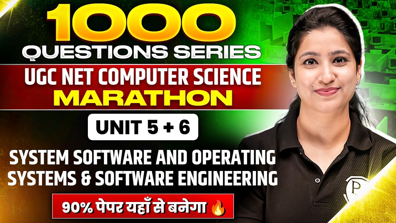 UGC NET Computer Science Paper 2 | Complete Unit 5 + 6 PYQs | UGC NET Computer Science Marathon