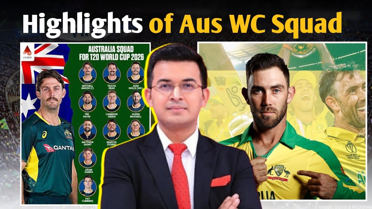Australia T20 World Cup 2026 Squad ने चौंकाया! 😲 ये कैसी टीम है? | Full Analysis