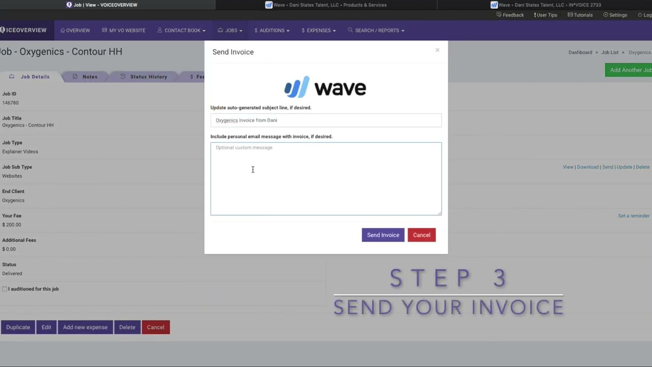 Waveapps Invoicing : Video 2 - Creating service offerings and sending invoices (for NEW users)