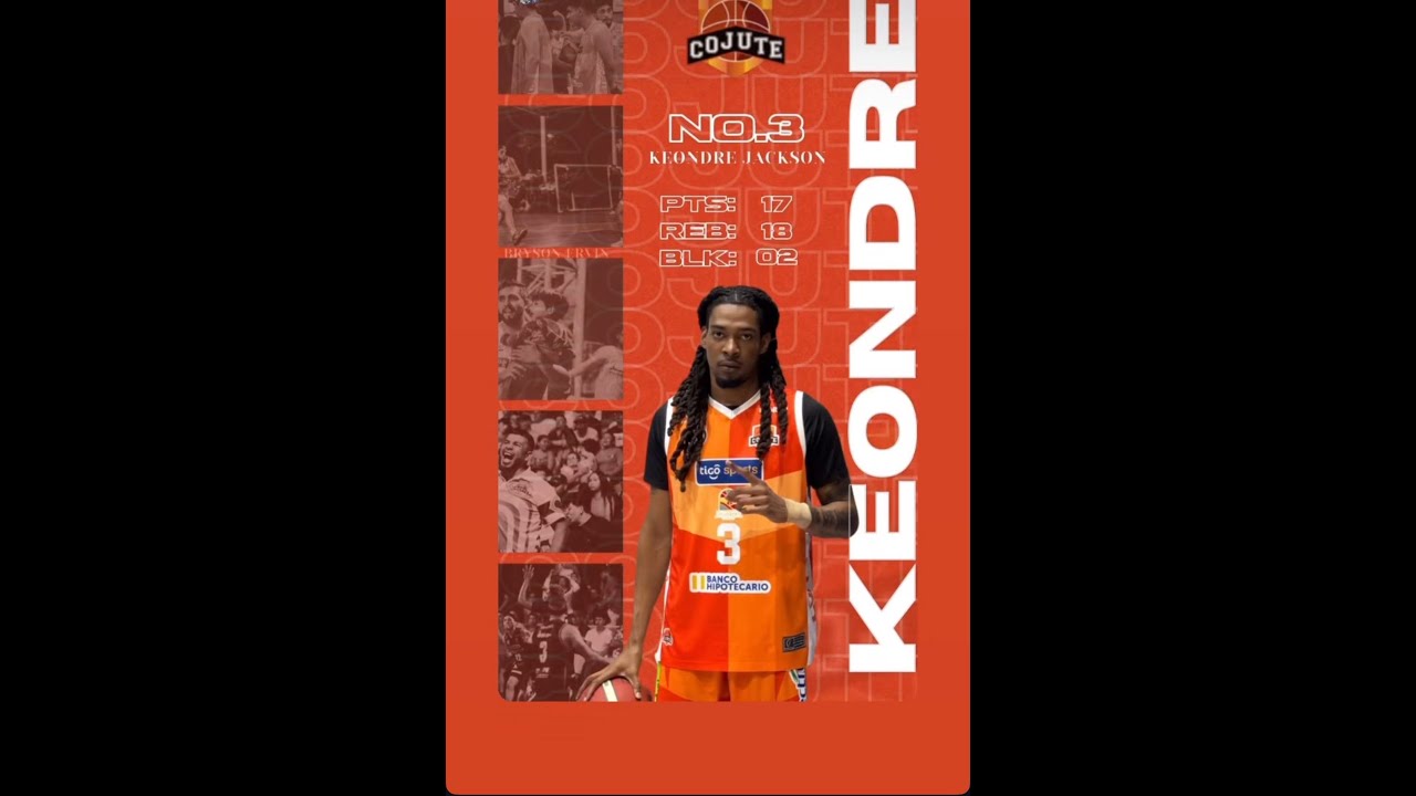 Keondre Jackson 6'9 BEAST | 2025 Highlights | El Salvador Cojute | High-Flying Dunker & Shot Blocker