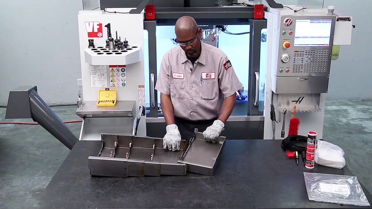 X-Axis Mill Waycover Replacement - Haas Automation Service