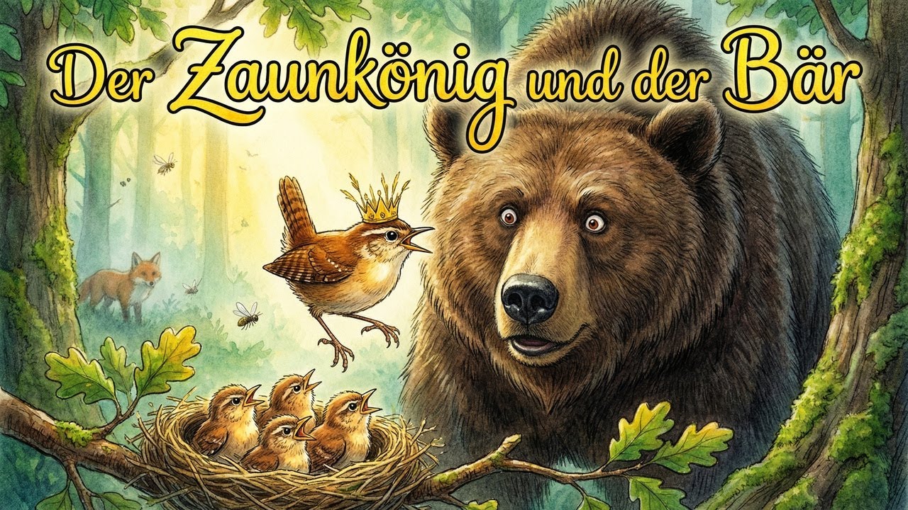 Der Zaunkönig und der Bär