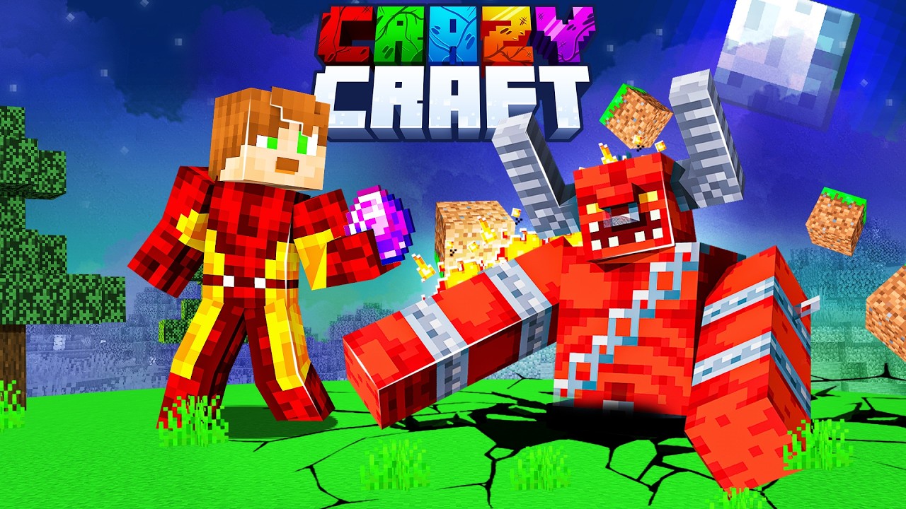 ŞEYTANIN kalbini alarak SÜPER KAHRAMAN güçlendirmeye çalıştık - Minecraft