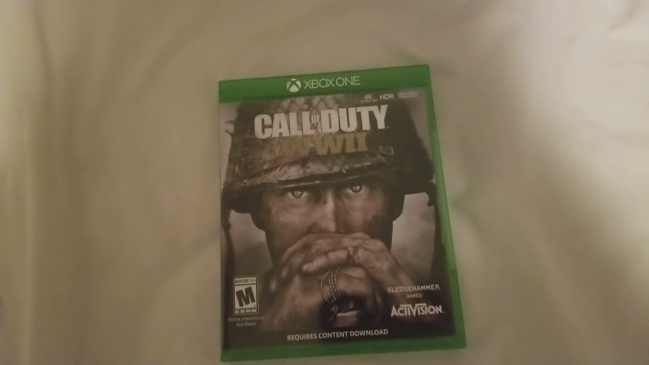 COD WWII Xbox One Unboxing