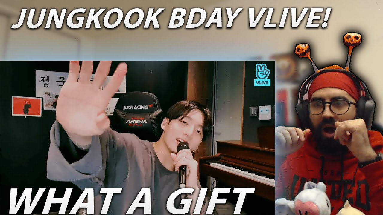 What a gift! - Jungkook birthday vlive 2021 | Reaction