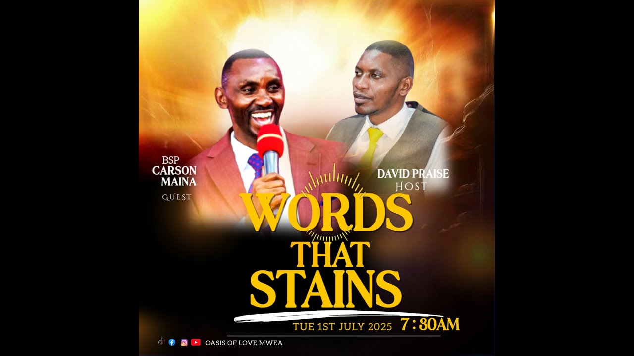 WORDS THAT STAIN || CONTEND SHOW WITH PST DAVID PRAISE. || @followers@top fans