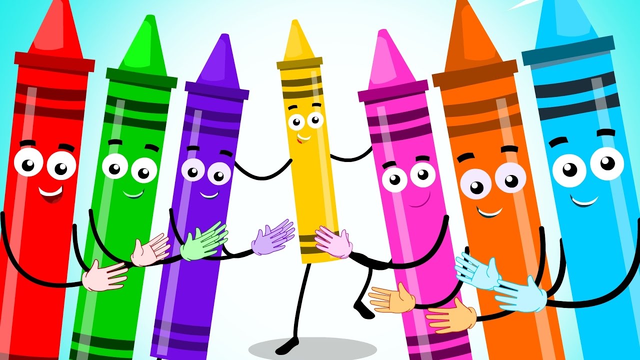 If You Are Happy And You Know It | Crayons Nursery Rhymes | Kids Songs | Kids Tv Cartoon Songs