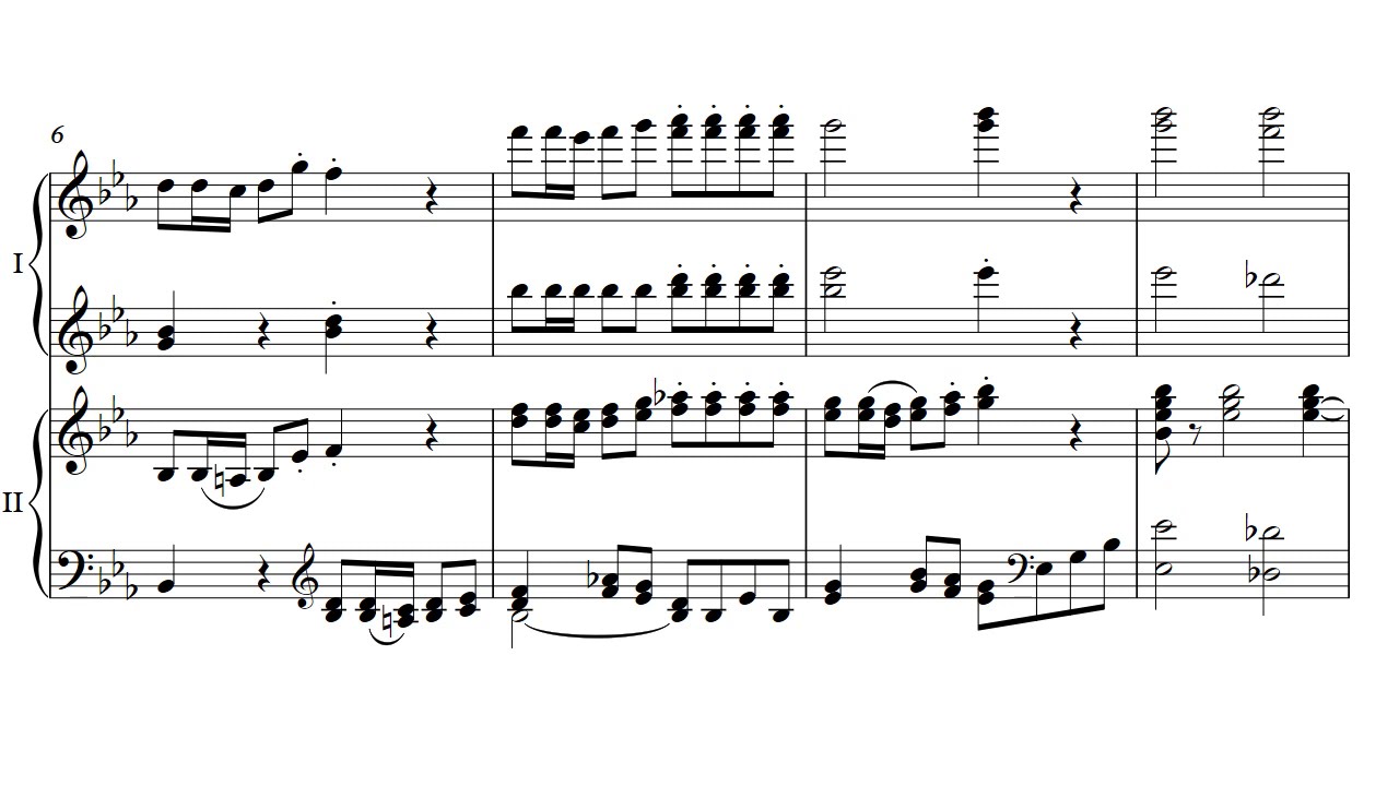 Mozart: Piano a cuatro manos - Ich baue ganz auf deine Stärke