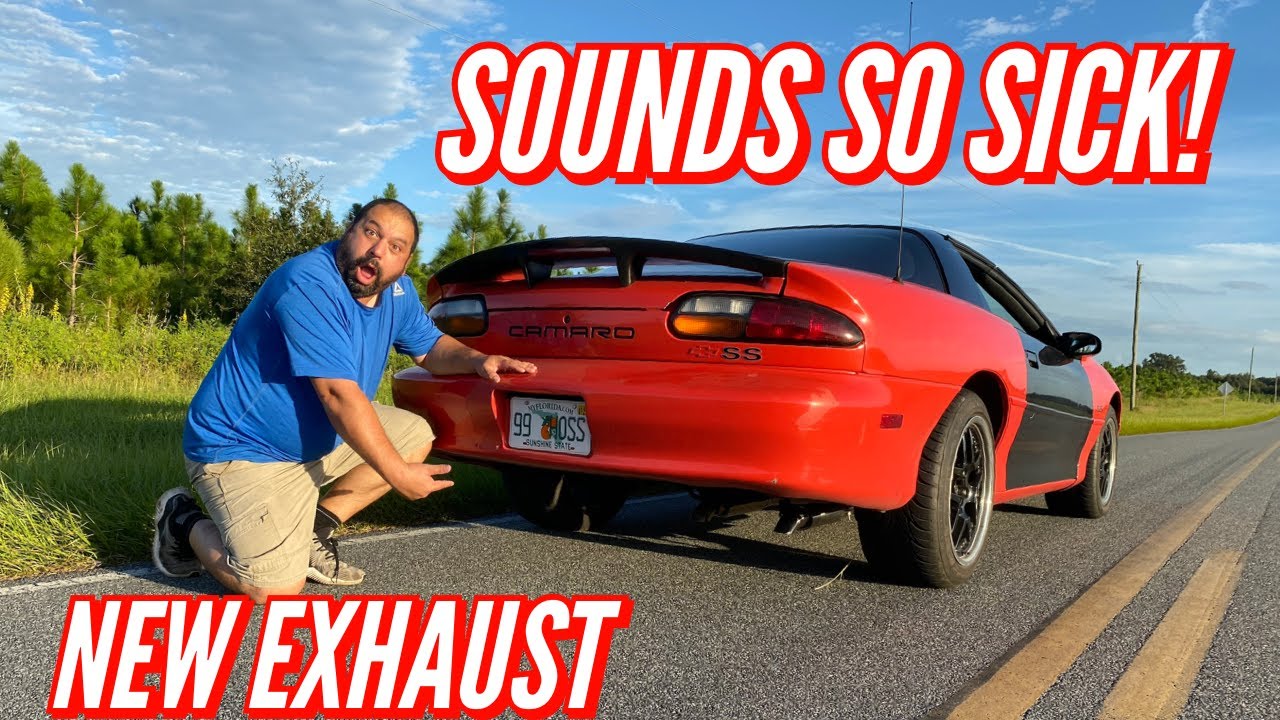 How to Install Speed Engineering SS Camaro 3 Inch True Duals X Pipe Axle Dump System INSANE Sound!