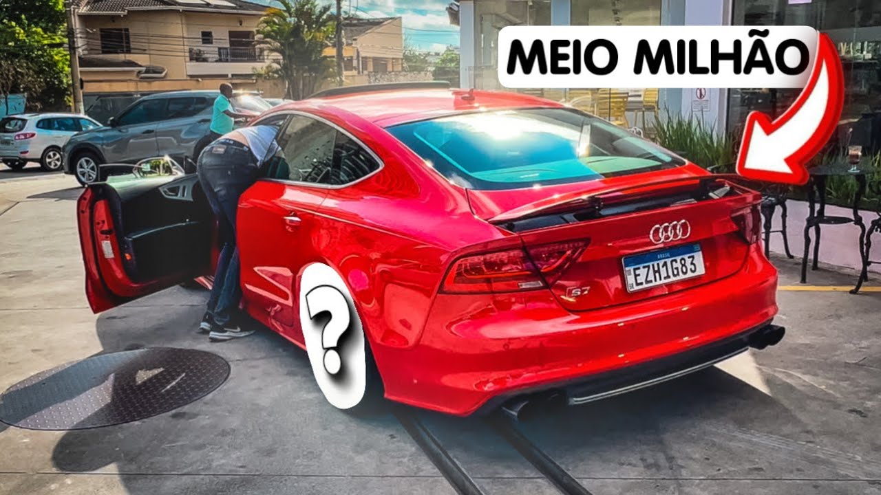 500 MIL RALANDO NO CHÃO, ÚNICA NO BRASIL, TODOS DETALHES DA AUDI S7 V8 TURBO #fedeudollar