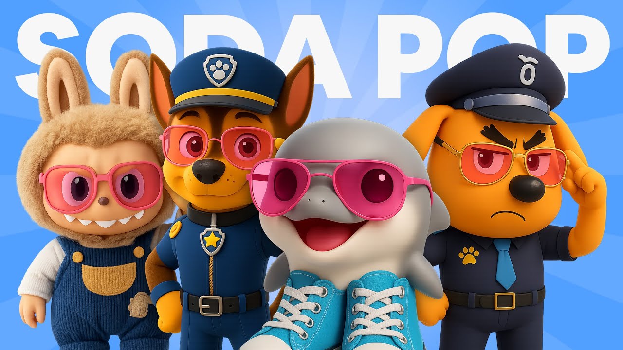 SODA POP x TRALALERITOS, PAW PATROL, LABUBU, SHERIFF LABRADOR Music Mixes Comparison