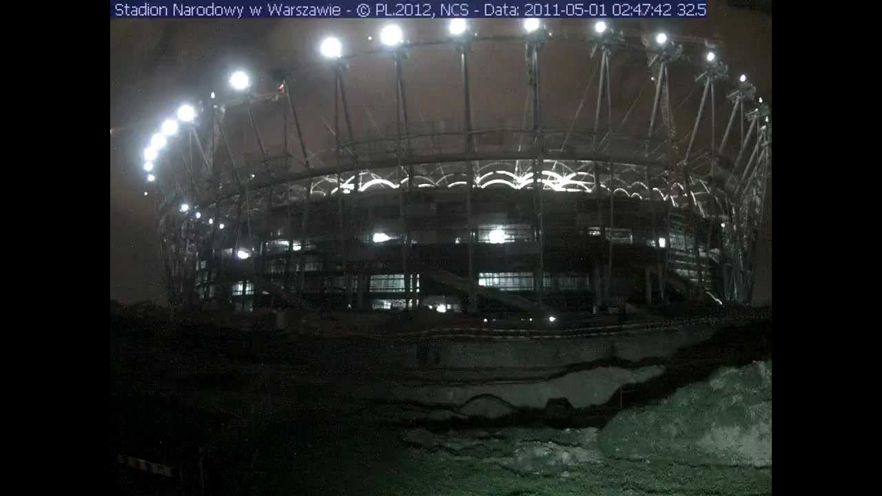 National Stadium Warasw - Construction Time Lapse