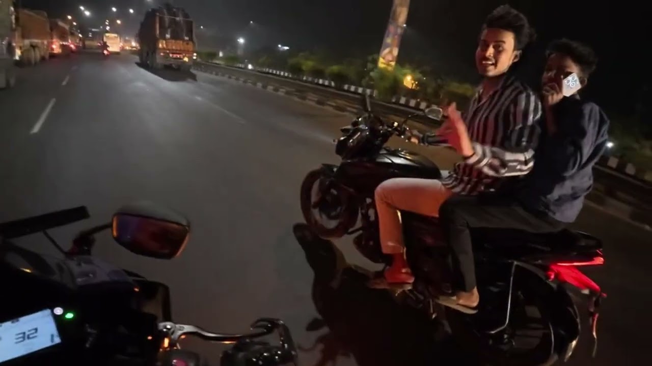 Midnight Ride & Drag Race | R15 V4Power on Streets 🏍️#automobile #dragrace #shortvideo #trading 
