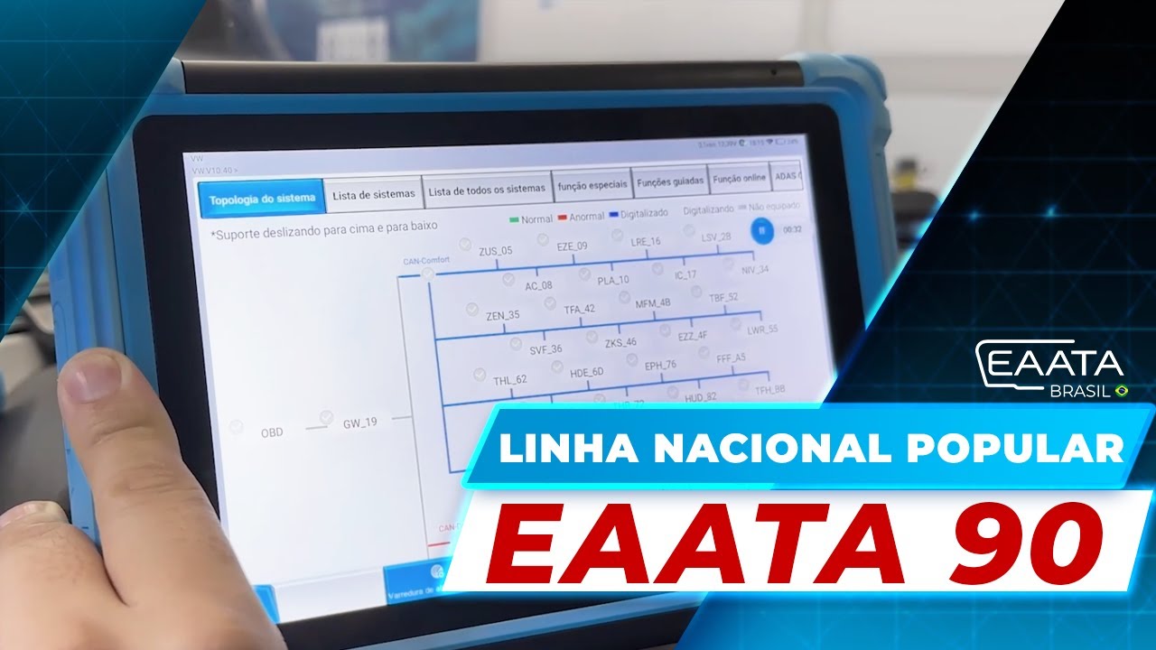 O scanner EAATA 90 atende a linha nacional? | EAATA BRASIL