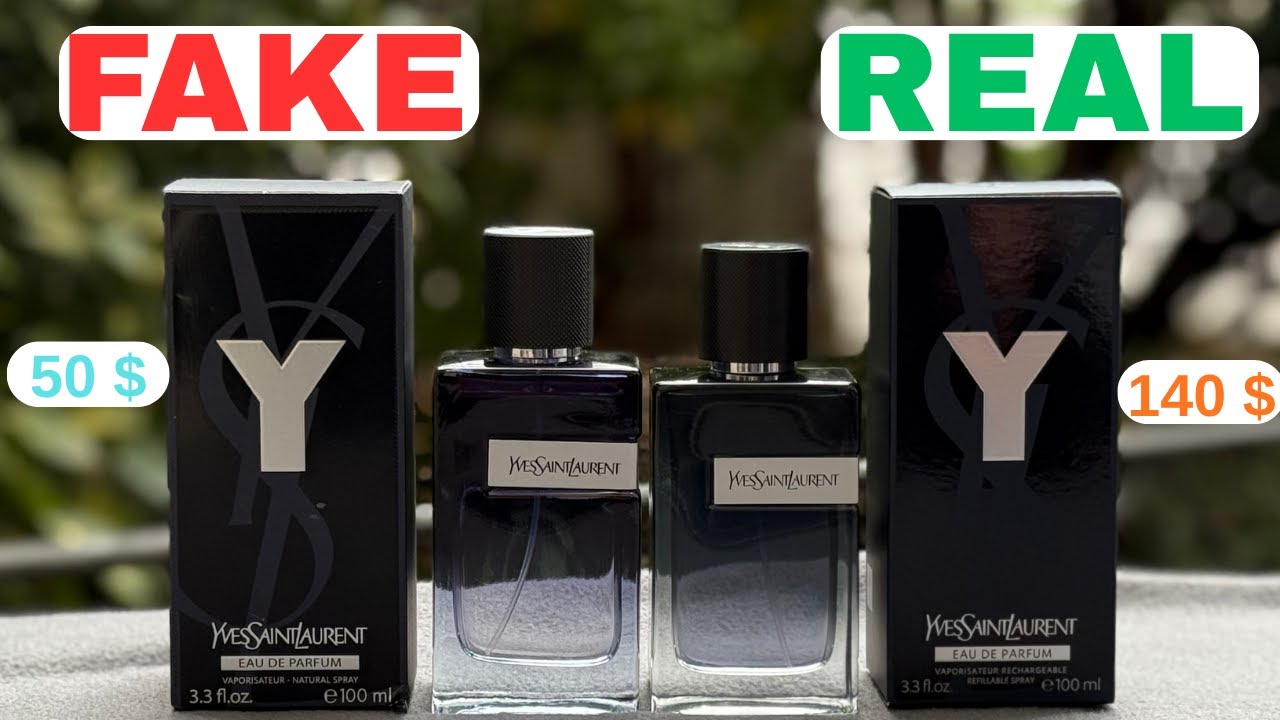 Fake vs Real Yves Saint Laurent Y EDP 100 ml Perfume