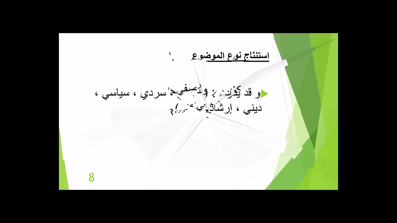 أساسيات القراءة::::::: أولا :::::::: فهم الموضوع 