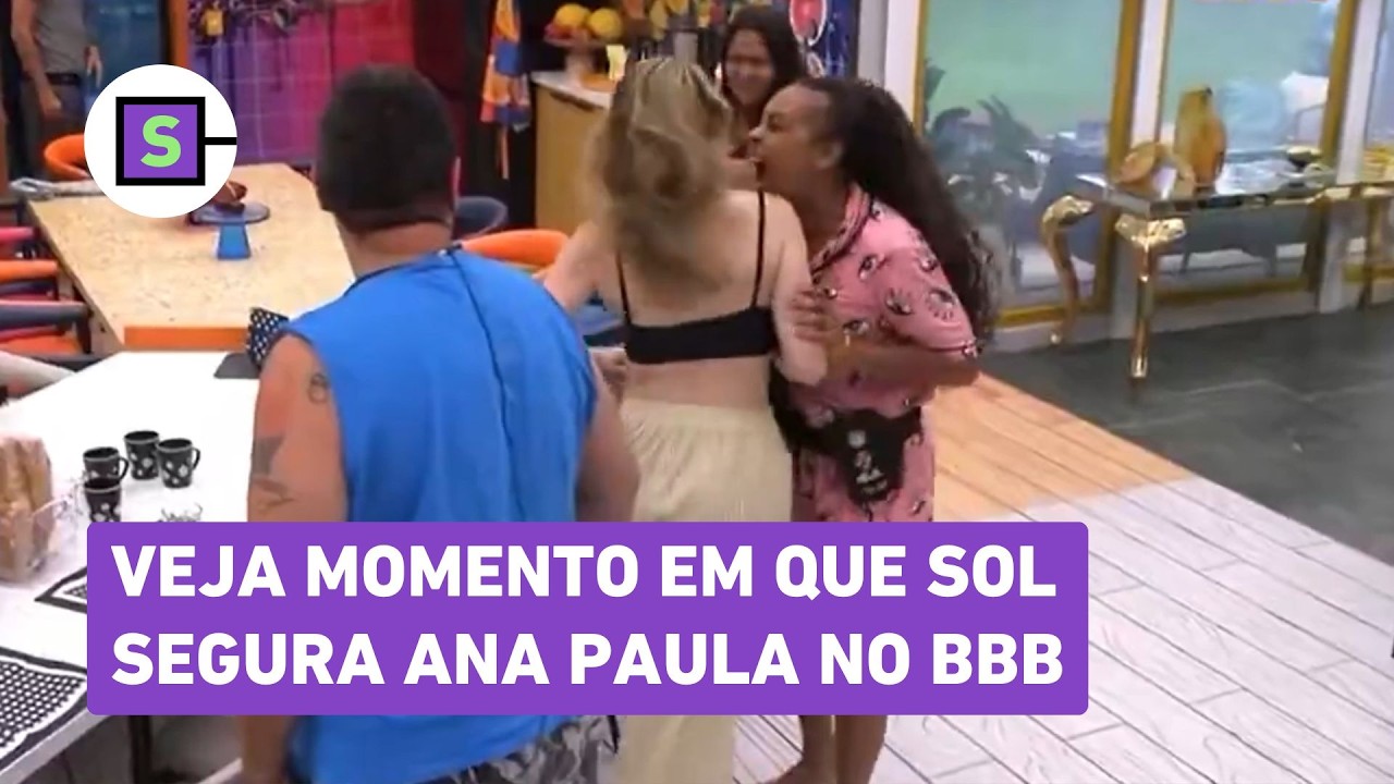 BBB 26: Sol segura bra&ccedil;o de Ana Paula aos gritos e p&uacute;blico v&ecirc; poss&iacute;vel expuls&atilde;o; veja momento