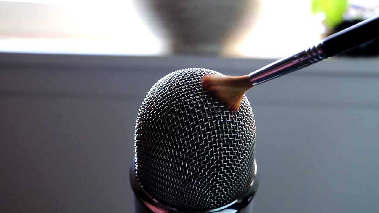 ASMR Mic Brushing, Stippling, Tapping + Fading Bird Sounds (No Talking) Malay