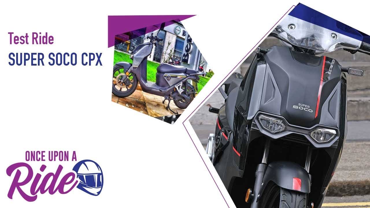 SUPER SOCO CPX - ηλεκτρικό σκούτερ - TEST RIDE @OnceUponARide #motoway #supersoco #onceuponaride