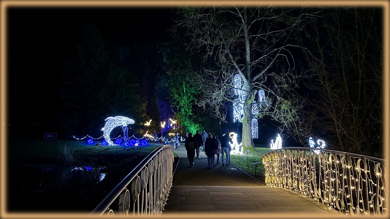 Kurz & knapp: Lichterfest Bad Pyrmont im Februar 2024, Winter 2023/2024 im Kurpark