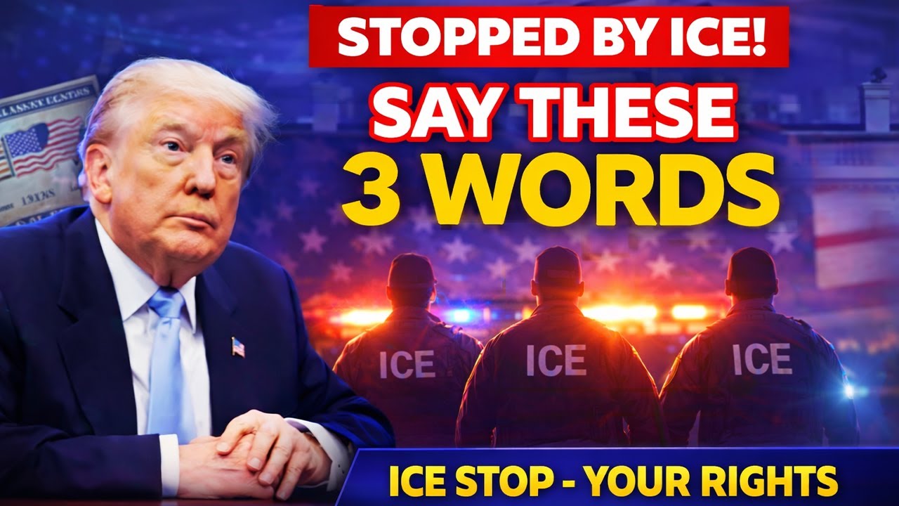Stopped by ICE? Say These 3 Words to Avoid Arrest! - New Rights
