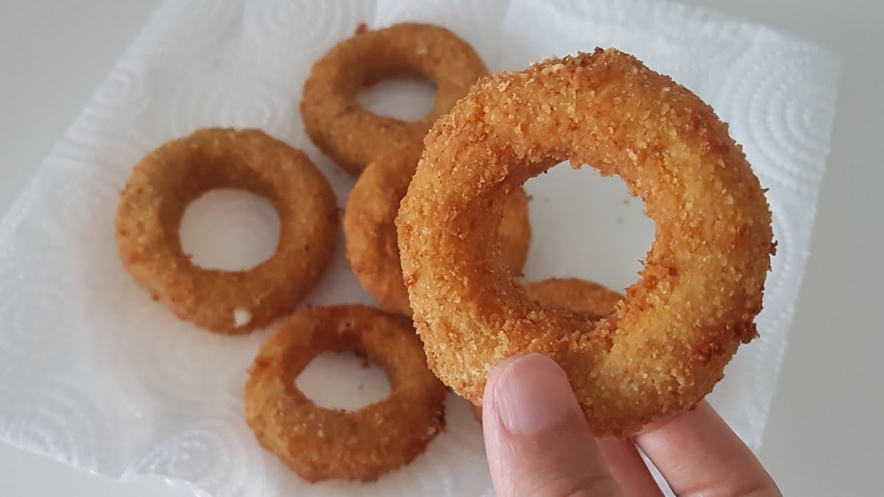Простой, но вкусный рецепт сырных луковых колец в домашних условиях # 317
