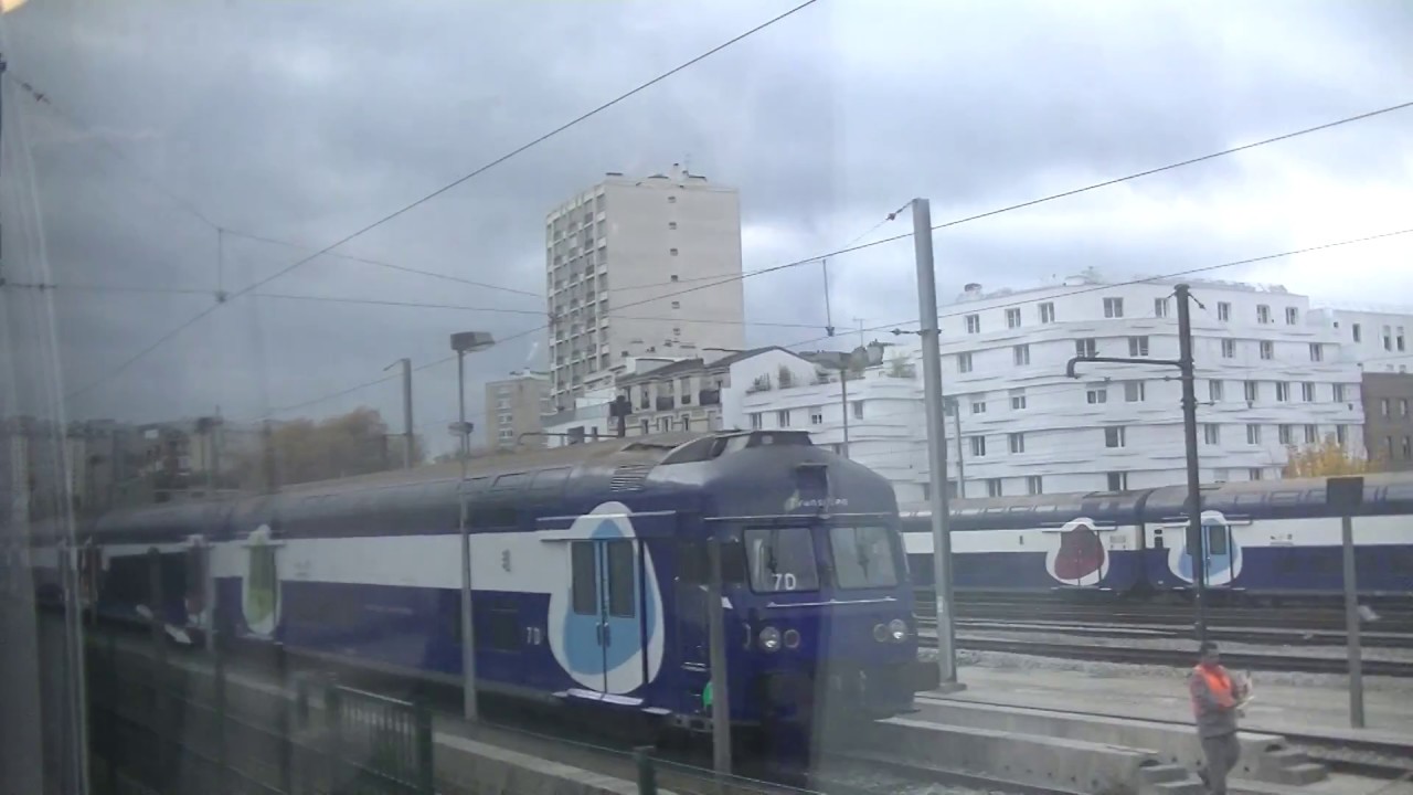 Train trajet de Paris Montparnasse à Versailles- Chantiers