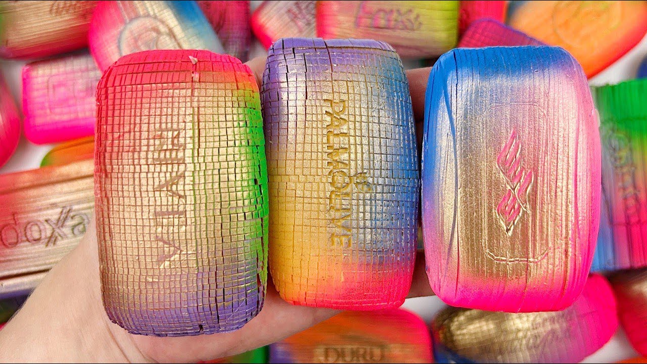 [ASMR] COMPILATION★CRUSHING SOAP★4K★Cutting cubes★
