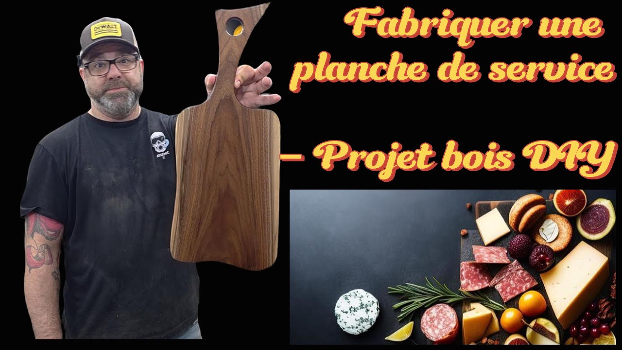 Fabriquer une planche de service – Projet bois DIY