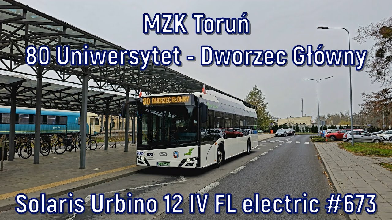 MZK Toruń - linia 80, Solaris Urbino 12 IV FL electric #673