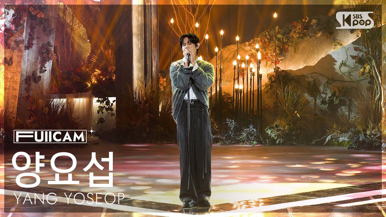 [안방1열 풀캠4K] 양요섭 '옅어져 가 (Fade Away)' (YANG YOSEOP FullCam) @SBS Inkigayo 260215