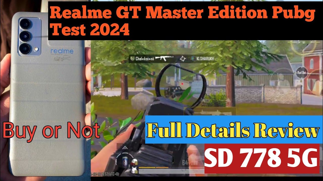 Realme Gt Master Edition Full review Pubg Test 2024 ll Snapdragon 778 5G with 60Fps