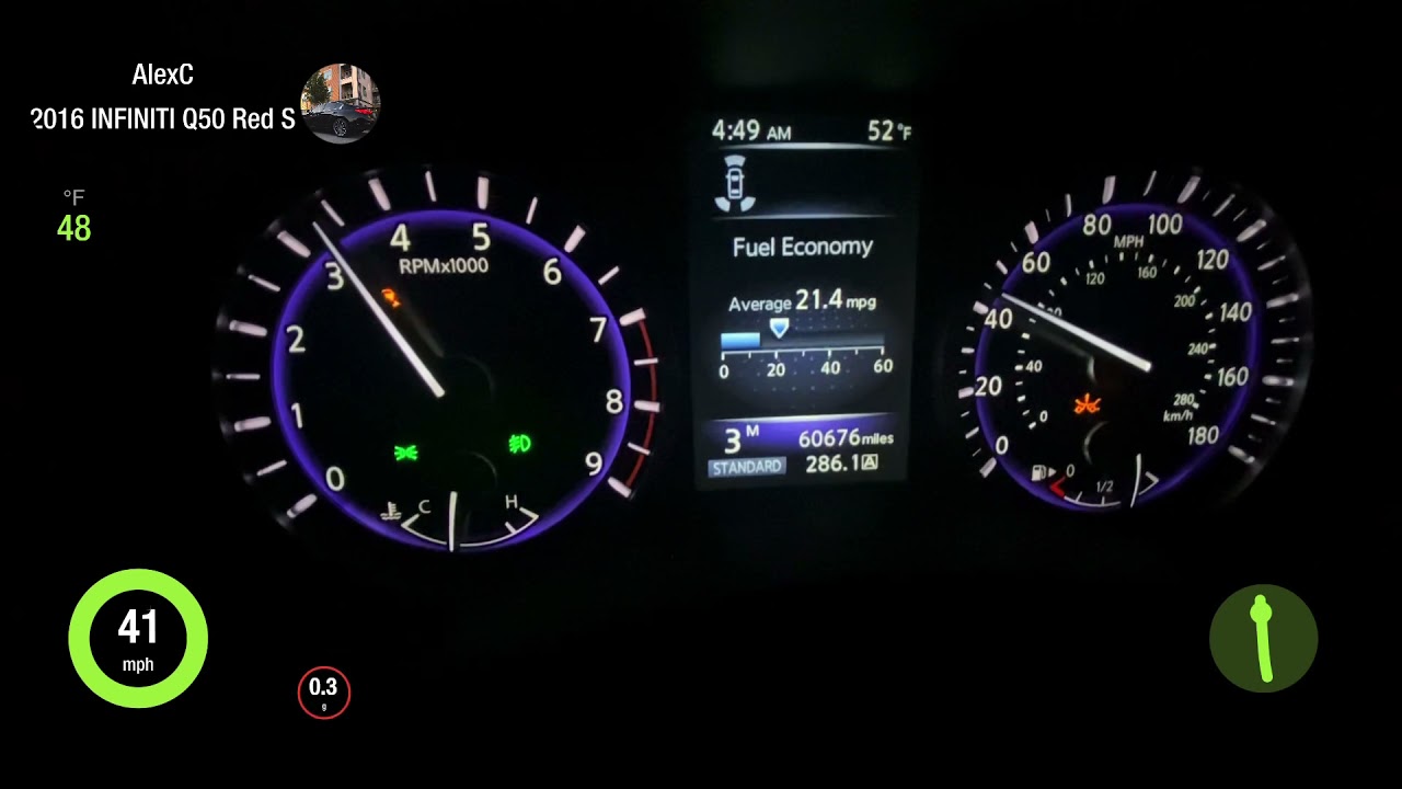 Infiniti Q50 Red Sport E85 30-140