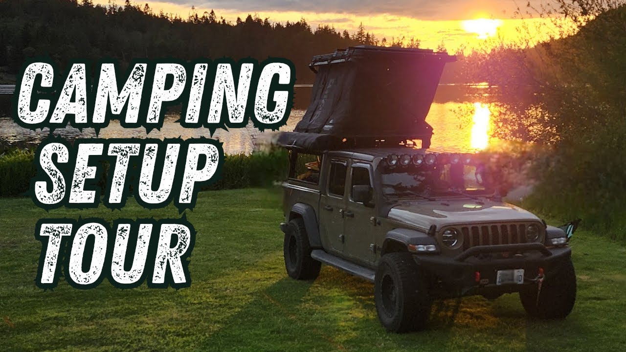 Jeep Gladiator Camping Setup Tour 2025