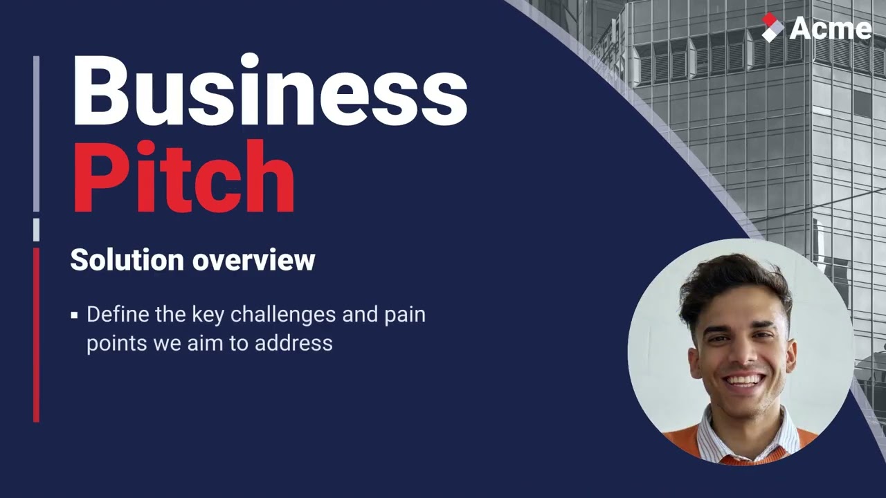 Business Pitch | Vyond Video Template
