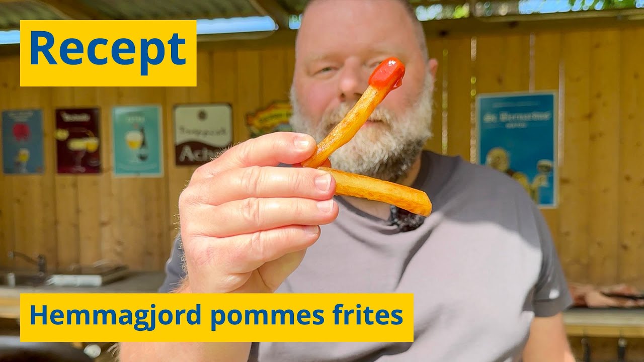 Friterad pommes – recept på hemmagjord pommes frites