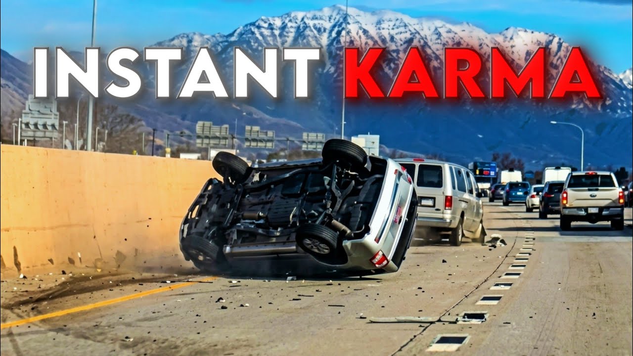 Bad Drivers Get INSTANT KARMA &mdash; Road Rage Gone TOO FAR!