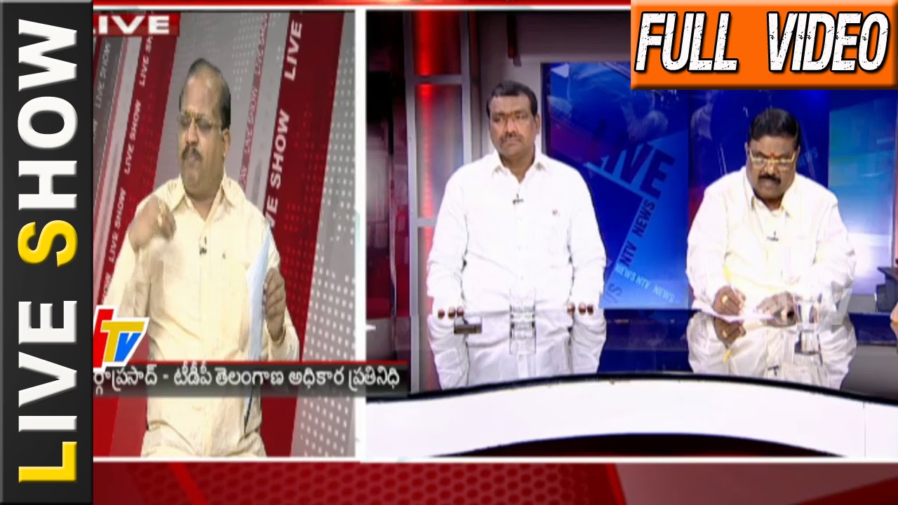 CM Chandrababu Playing Politics To Stop Telangana Water Projects : Harish Rao | Live Show Full Video